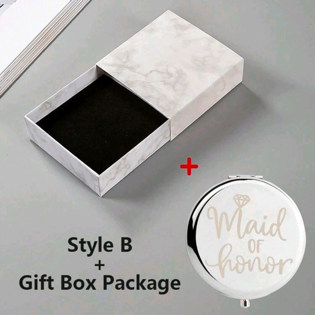 1pc Maid of Honor Makeup Mirror