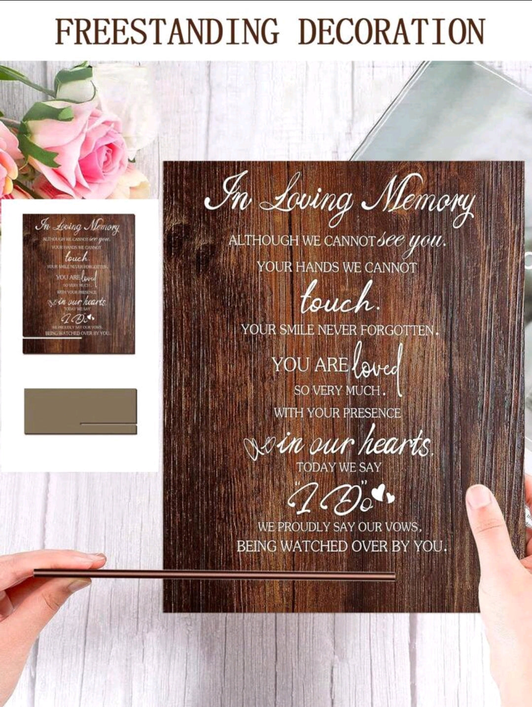In Loving Memory Wedding Sign