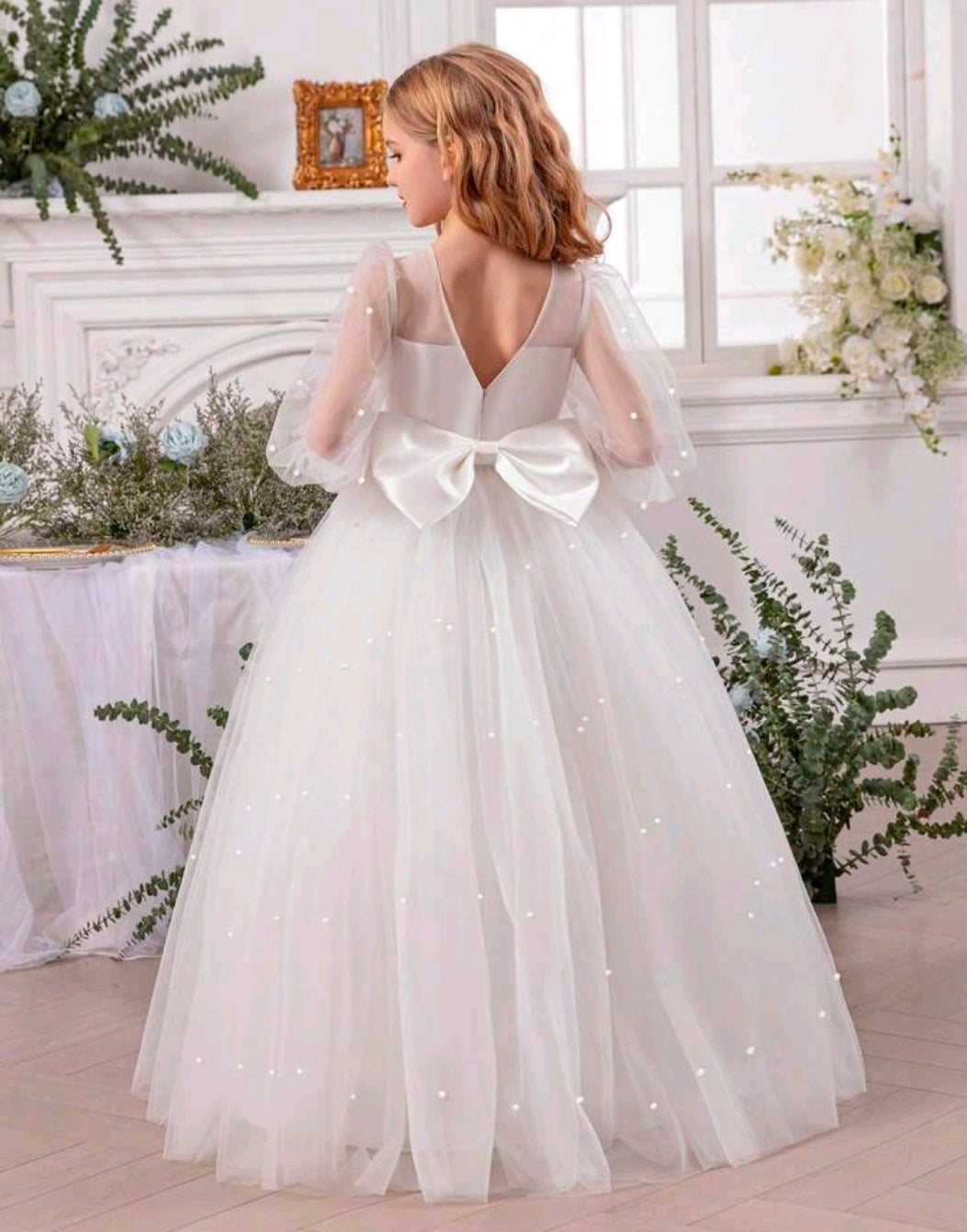 Bowknot Party Tulle Princess Dress