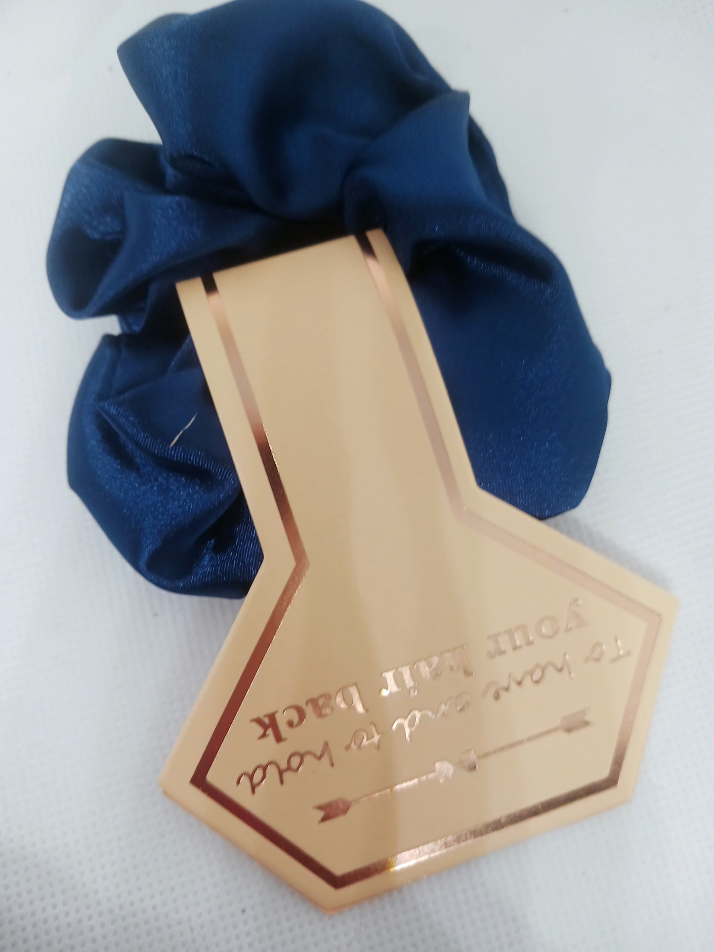 Navy Bridesmaid Scrunchie