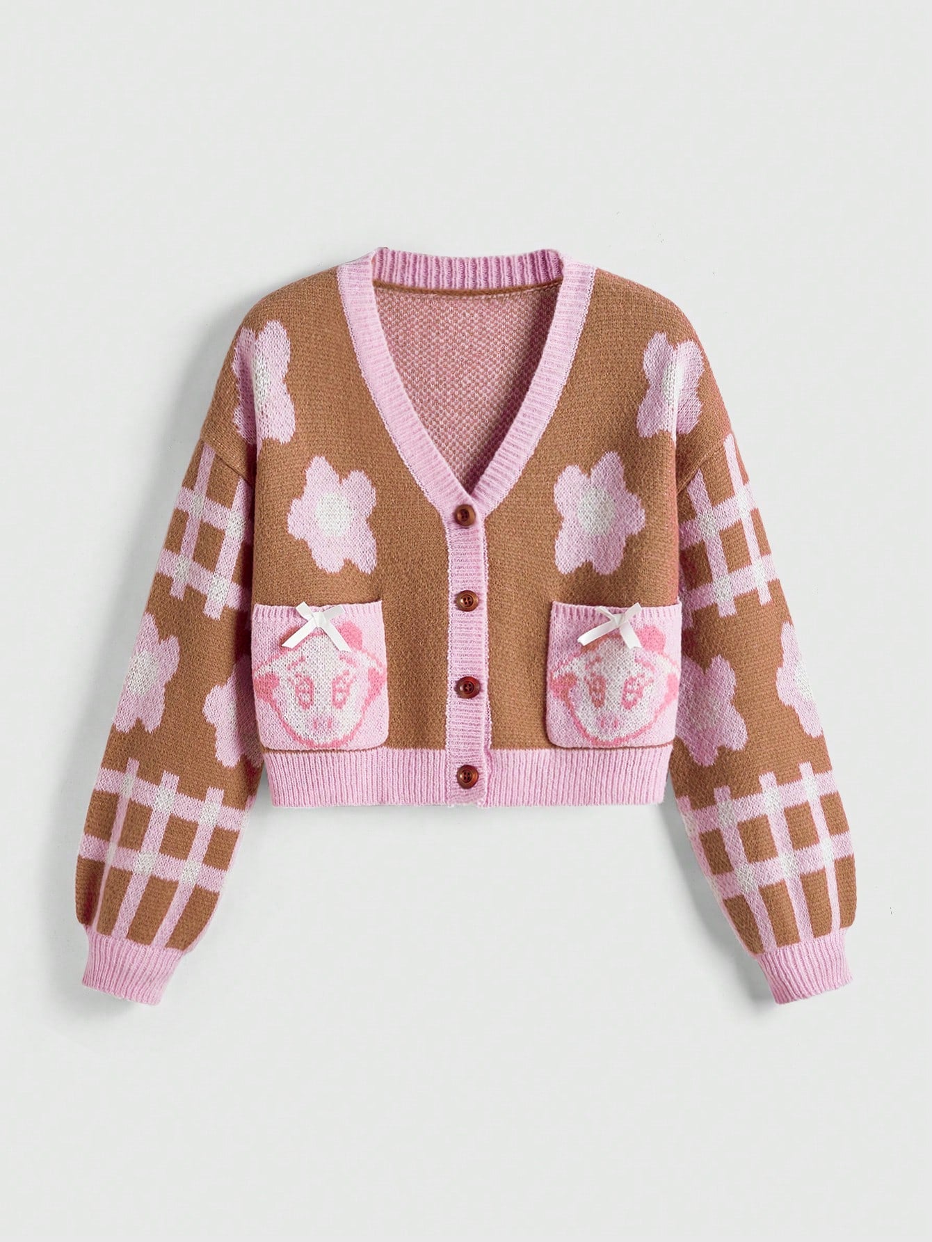 Casual Floral Cardigan