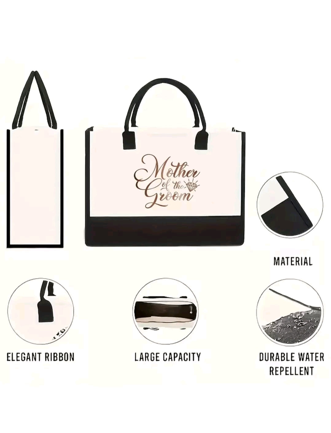 Mother of Bride/ Groom Tote Bag