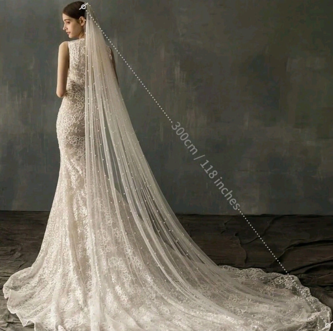 3M Wedding Bridal Head Veil With Comb