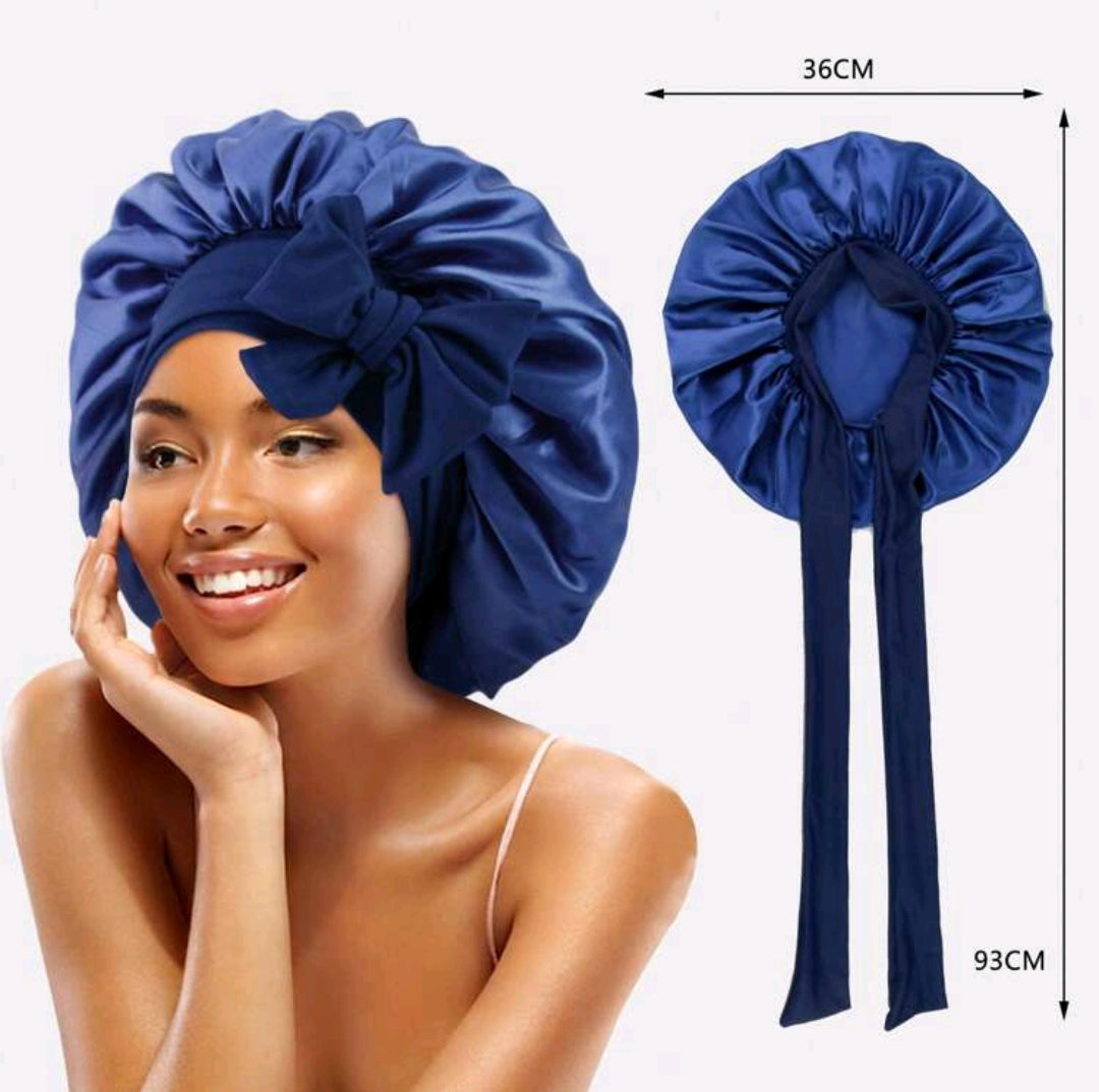 Elastic Band Wide Brimmed Bonnet