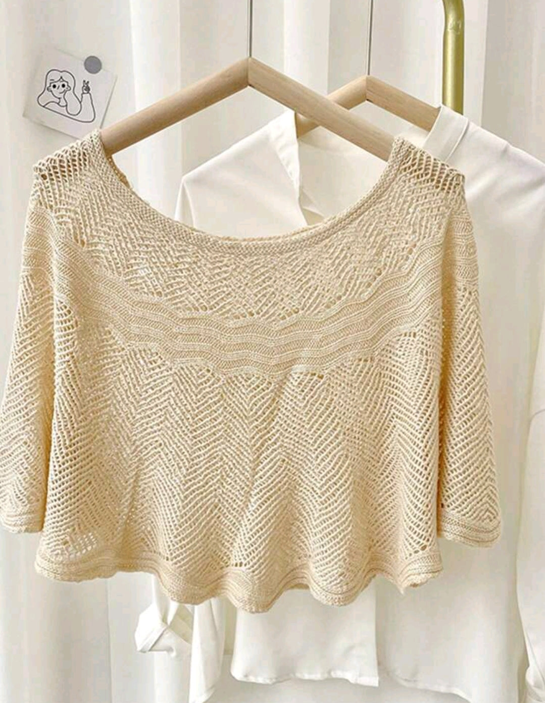 Knit Bohemian Style Scarf Shawl