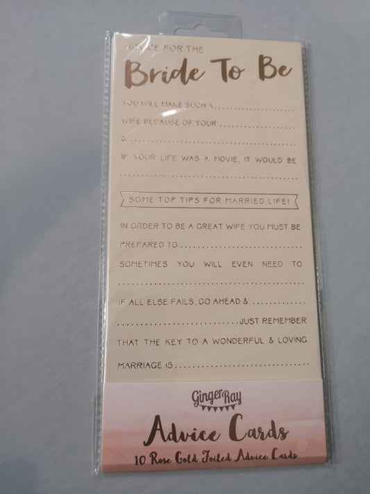 Advice For The Newlyweds Cards