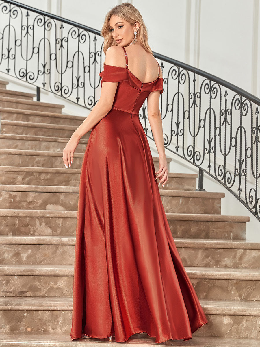 Off Shoulder Evening Dress