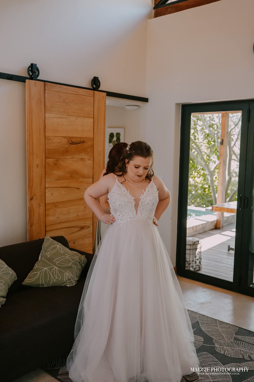 Whispering Petals Romantic A-Line Floral Lace Wedding Dress