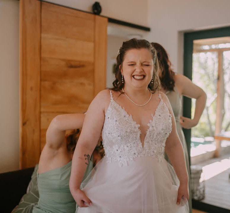 Whispering Petals Romantic A-Line Floral Lace Wedding Dress
