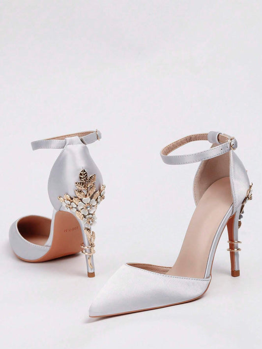 Wedding Shoes - Pointed Single-strap High-heeled