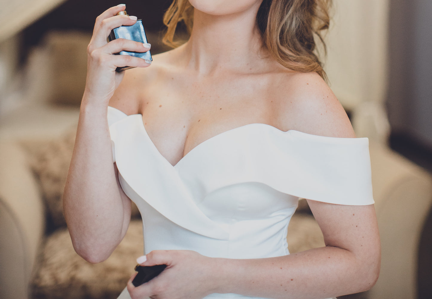 Romantic Off-the-Shoulder Sparkle Tulle Ballgown | Size 34