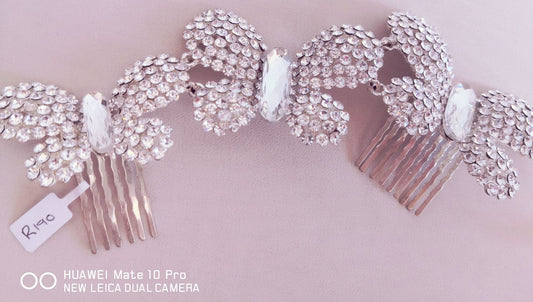 Silver Bridal Hair Accessory