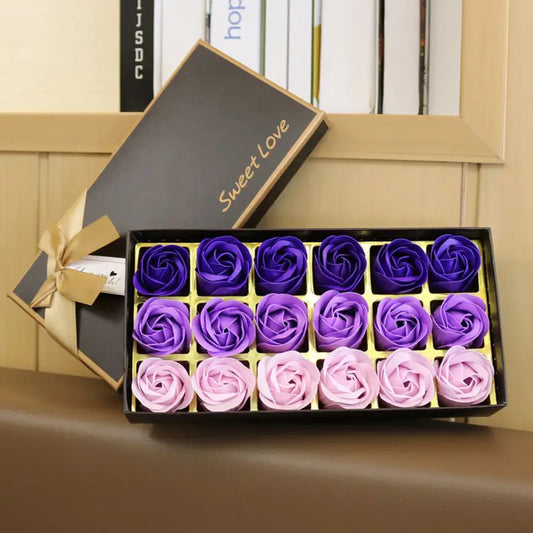 18pcs/set Soap Flower Gift Box