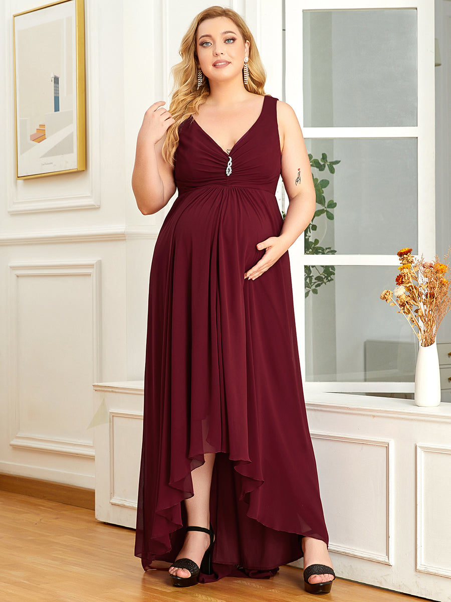 Plus Size Sleeveless Maternity Dress