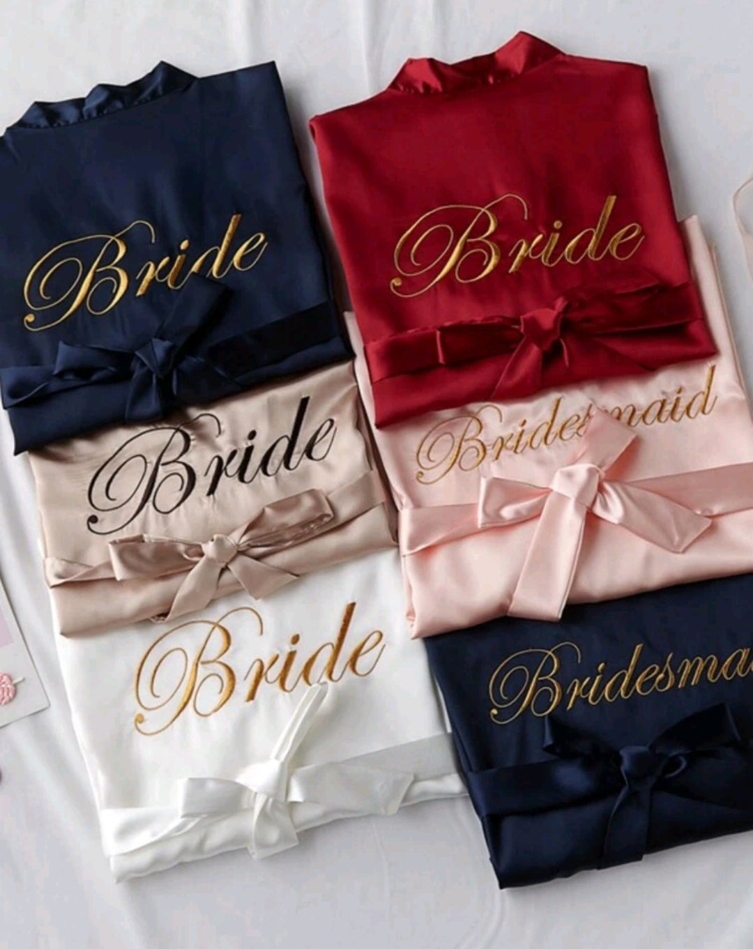 Bridesmaids Robe Navy