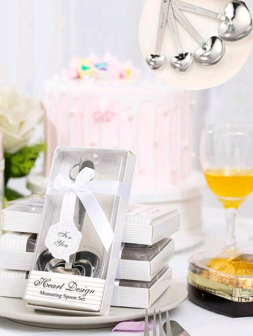 4 Pc Spoon Set Wedding Gift