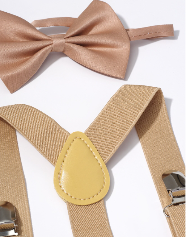 Page Boy Bow Tie And Suspender Set