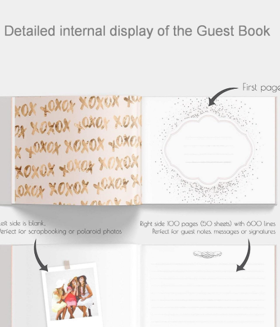 Guest Book And Pen Set
