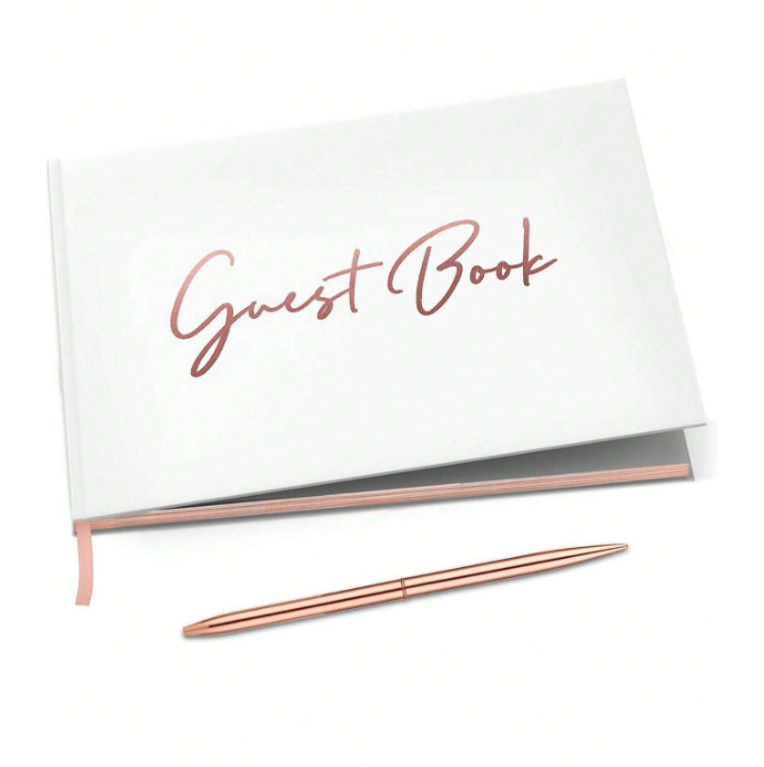 Guest Book And Pen Set