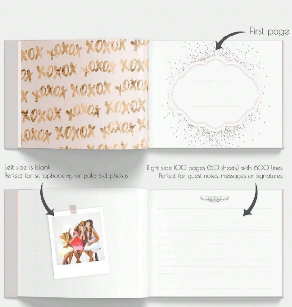 Guest Book And Pen Set