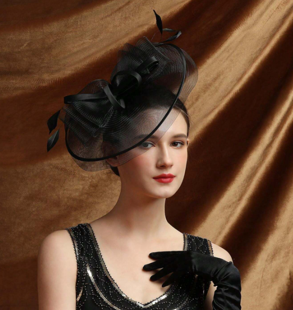 Cocktail Flower Mesh Headwear