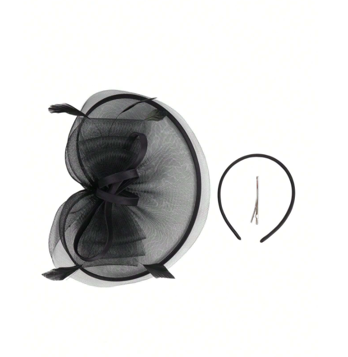 Cocktail Flower Mesh Headwear