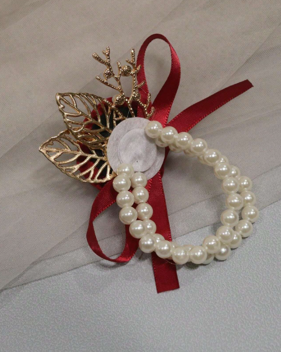 Faux Pearl Stretch Bracelet
