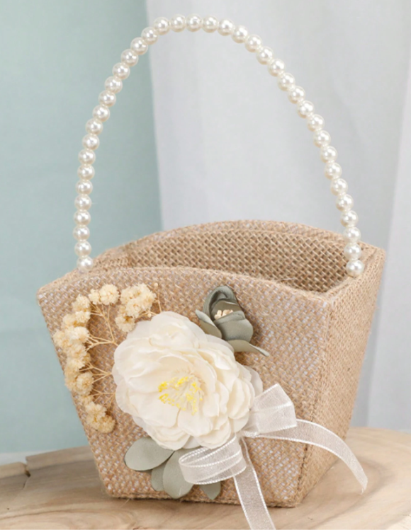 Flower Girl Basket & Ring Pillow