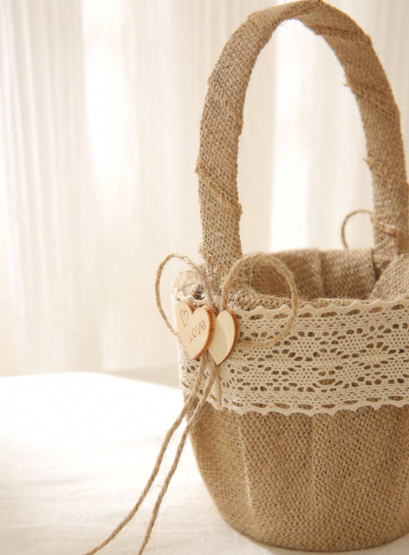 Flower Girl Basket & Ring Pillow