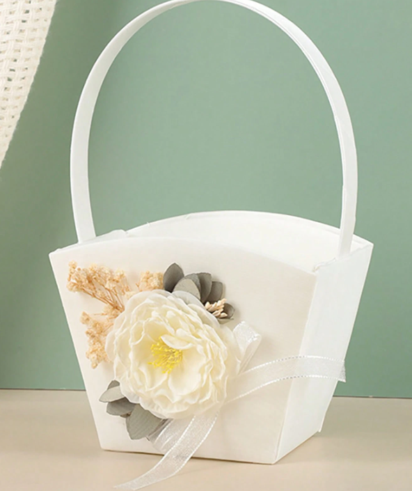 Flower Girl Basket & Ring Pillow
