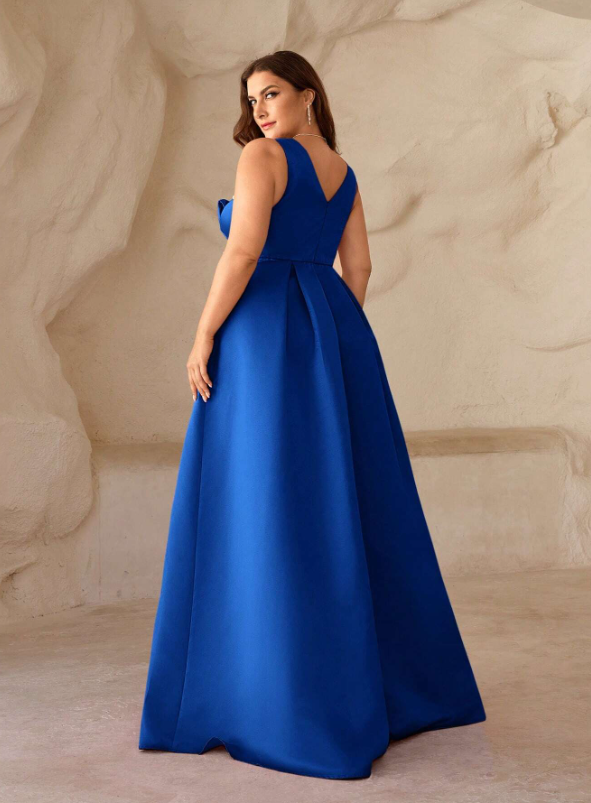 V-Neck Elegant Evening Dress Prom
