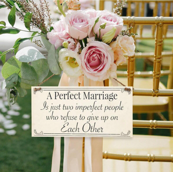 Marriage Wooden Plaque
