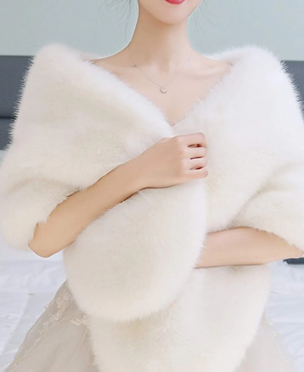 Wedding Wrap Plush Shawl
