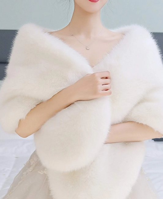 Wedding Wrap Plush Shawl