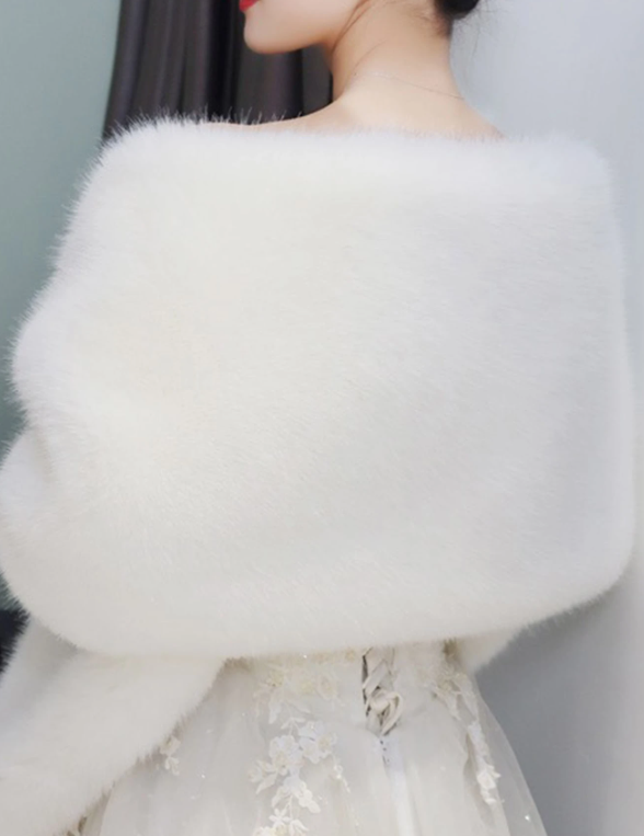Wedding Wrap Plush Shawl