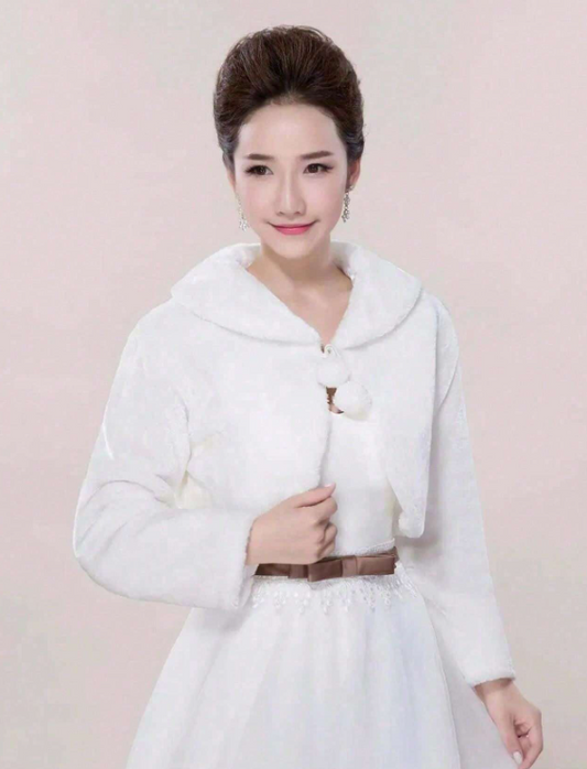 Wedding Fluffy Shawl Wrap Bolero