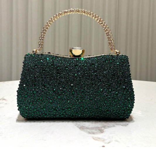 Glitter Luxury Rhinestone Decorated Evening Bag