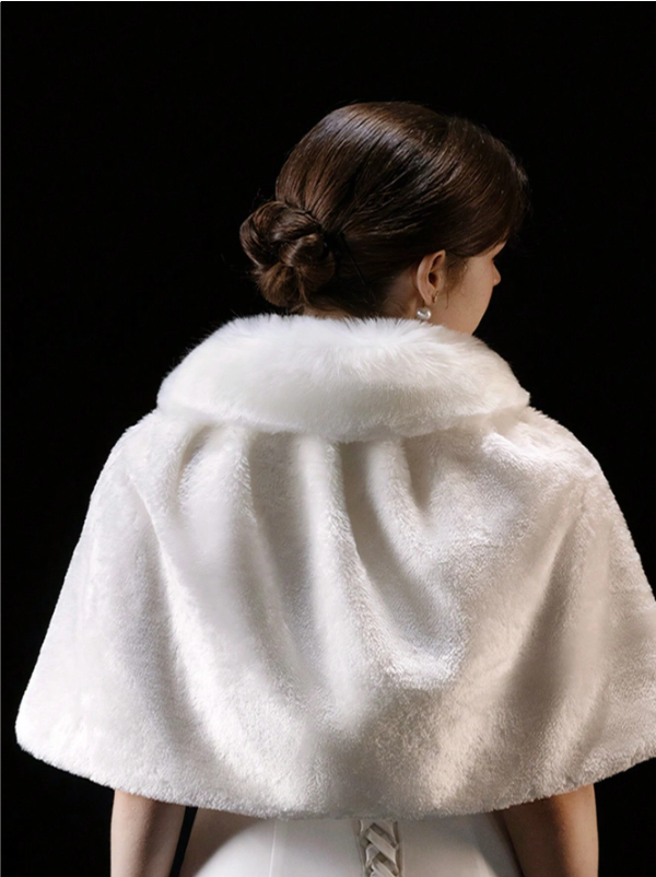 Bridal Ceremony Fluffy Shawl