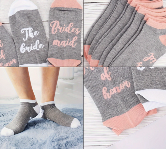 Bridal Party Wedding Socks