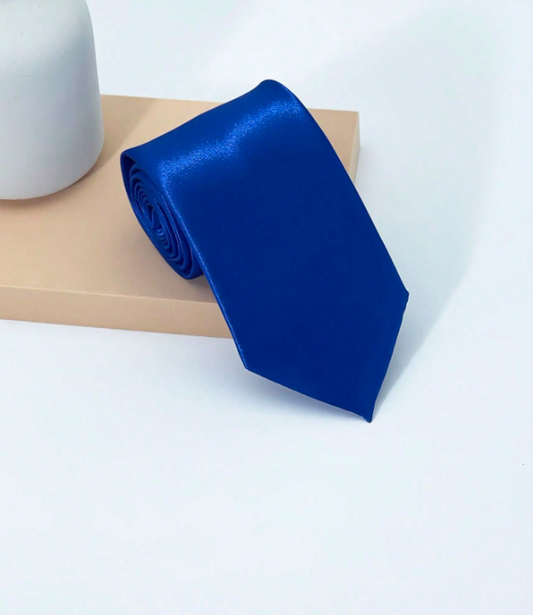 8CM Grosgrain Necktie - Royal Blue