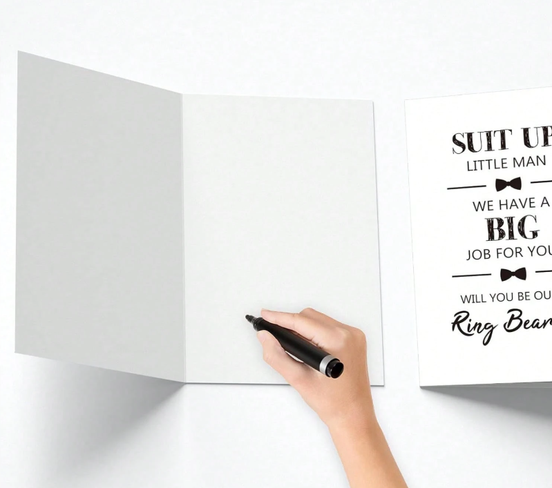 Ring Bearer Proposal Card