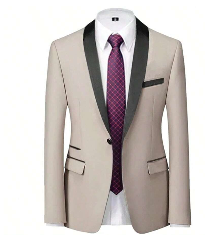Men Slim 3 Pieces Tuxedo Prom Suit
