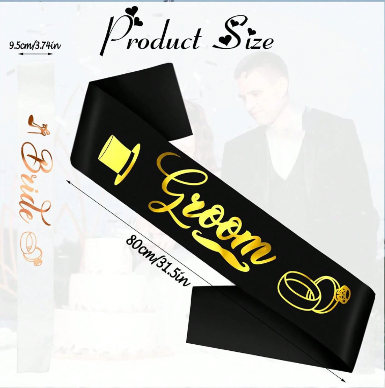 Groom Sash