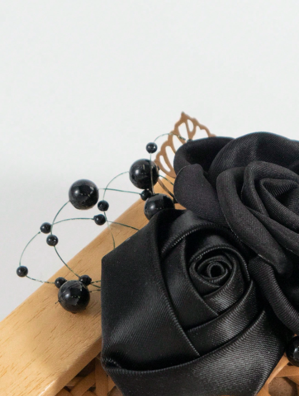 Black Wrist Corsage