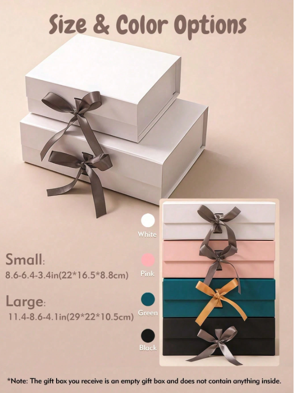 Personalized Magnetic Ribbon Bridal Team Proposal Box