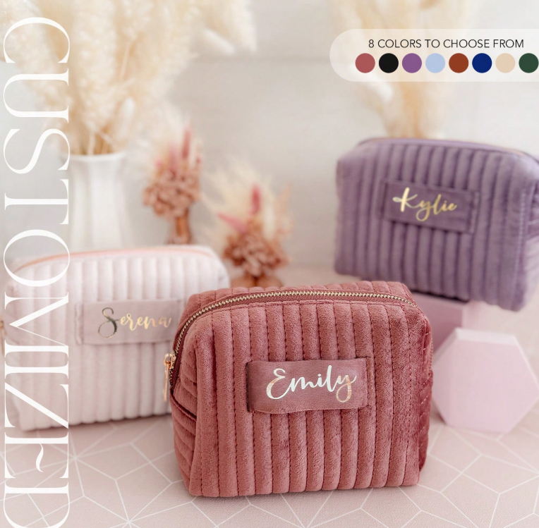 Personalized Name Cosmetic Bag