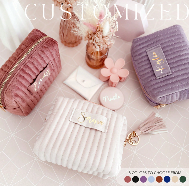 Personalized Name Cosmetic Bag
