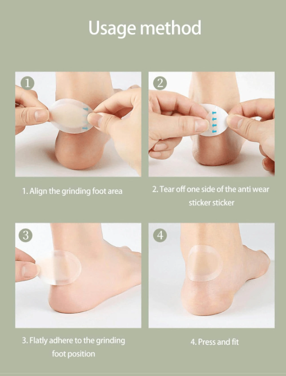 5PCs Gel Shoe/Heel Adhesive Blister Pads