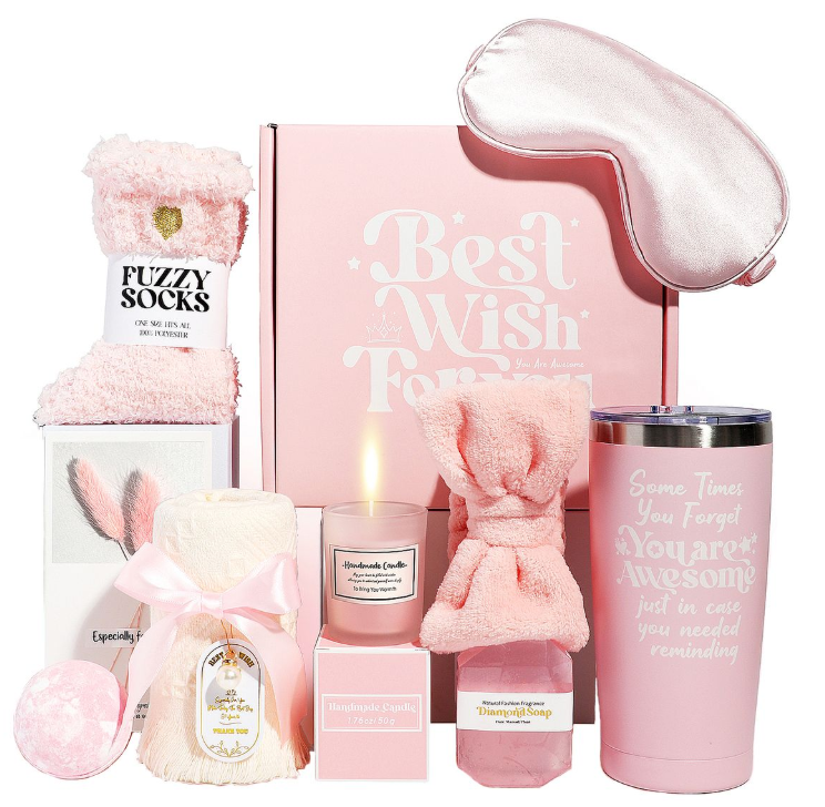 Bridal Spa Gift Box - 9 Pieces Self Care Package