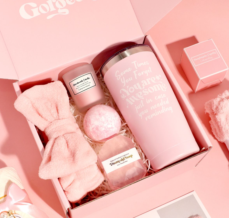 Bridal Spa Gift Box - 9 Pieces Self Care Package